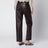 Pantalone in nappa d’agnello marrone