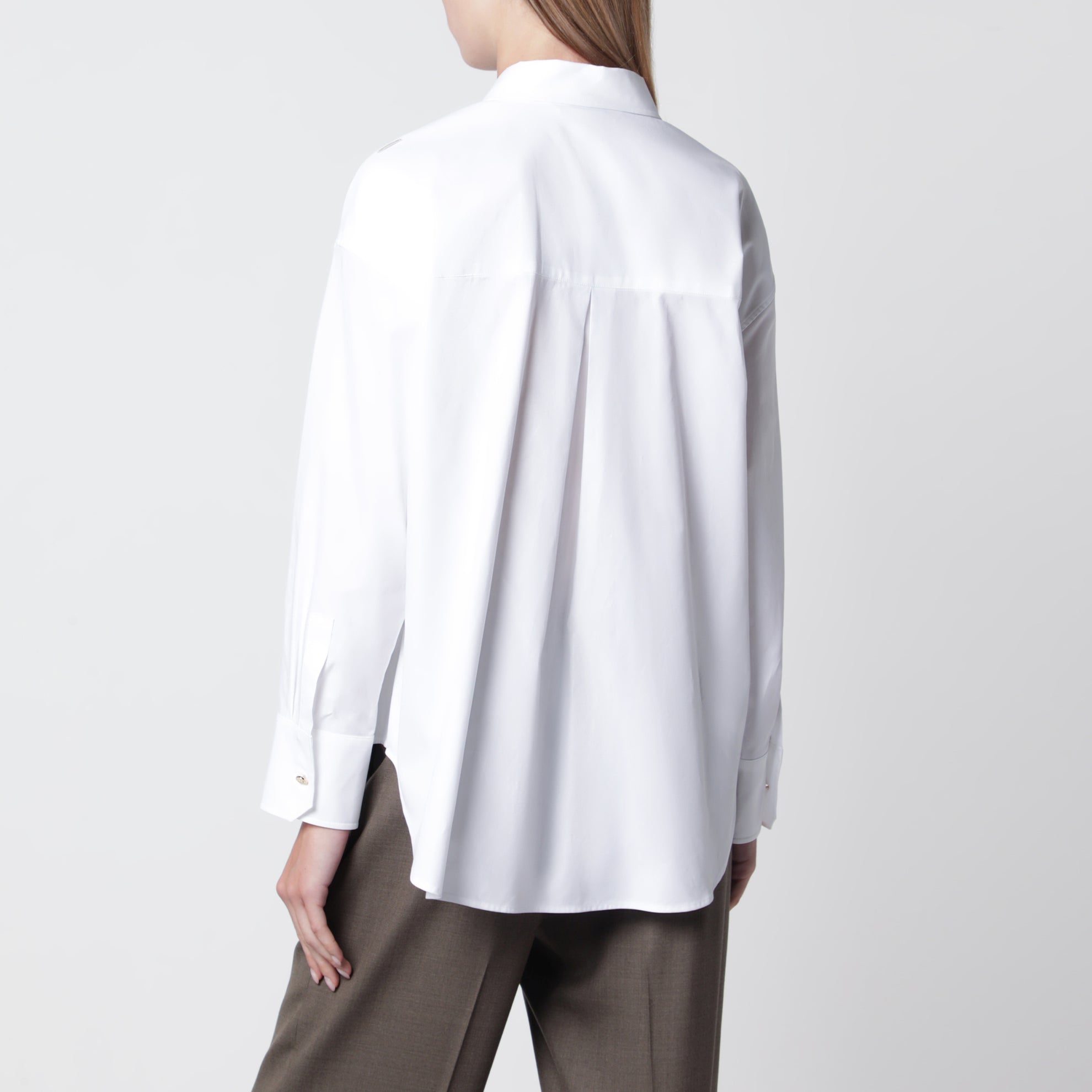 Camicia bianca in cotone