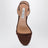 Sandali con tacco medio So Nude color Espresso