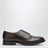 Brown leather lace-up shoes