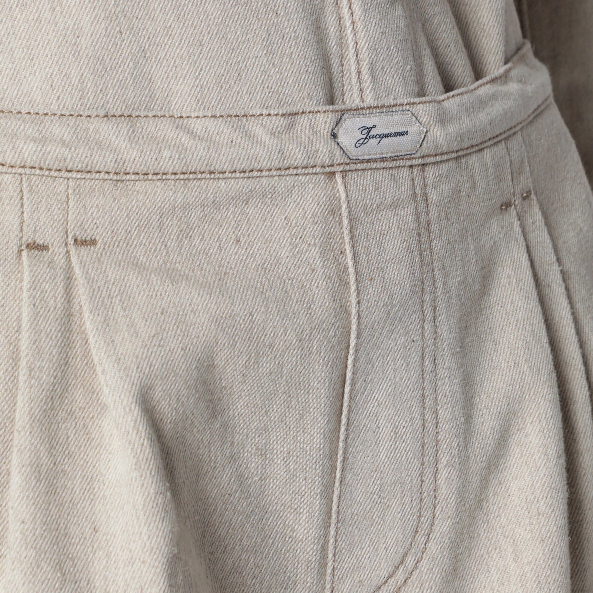 Shorts beige in denim Amelo de-Nîmes