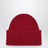 Burgunderfarbene Mütze aus Wolle und Kaschmir