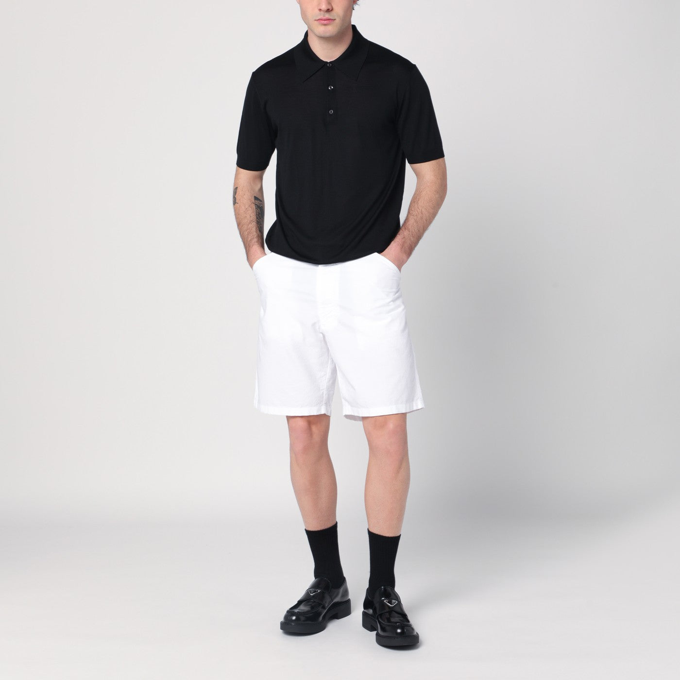 Kurze weiße Baumwolle