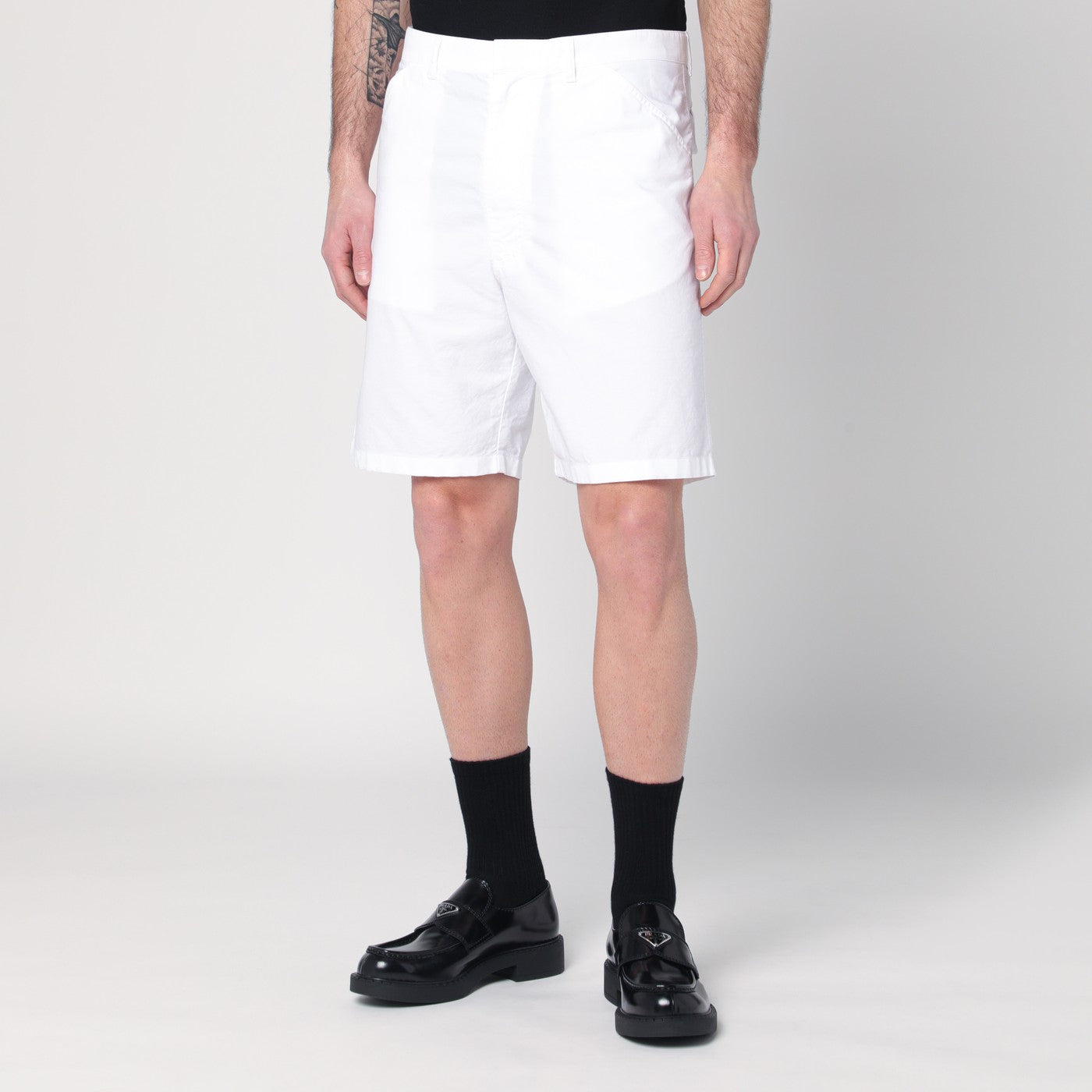 Kurze weiße Baumwolle