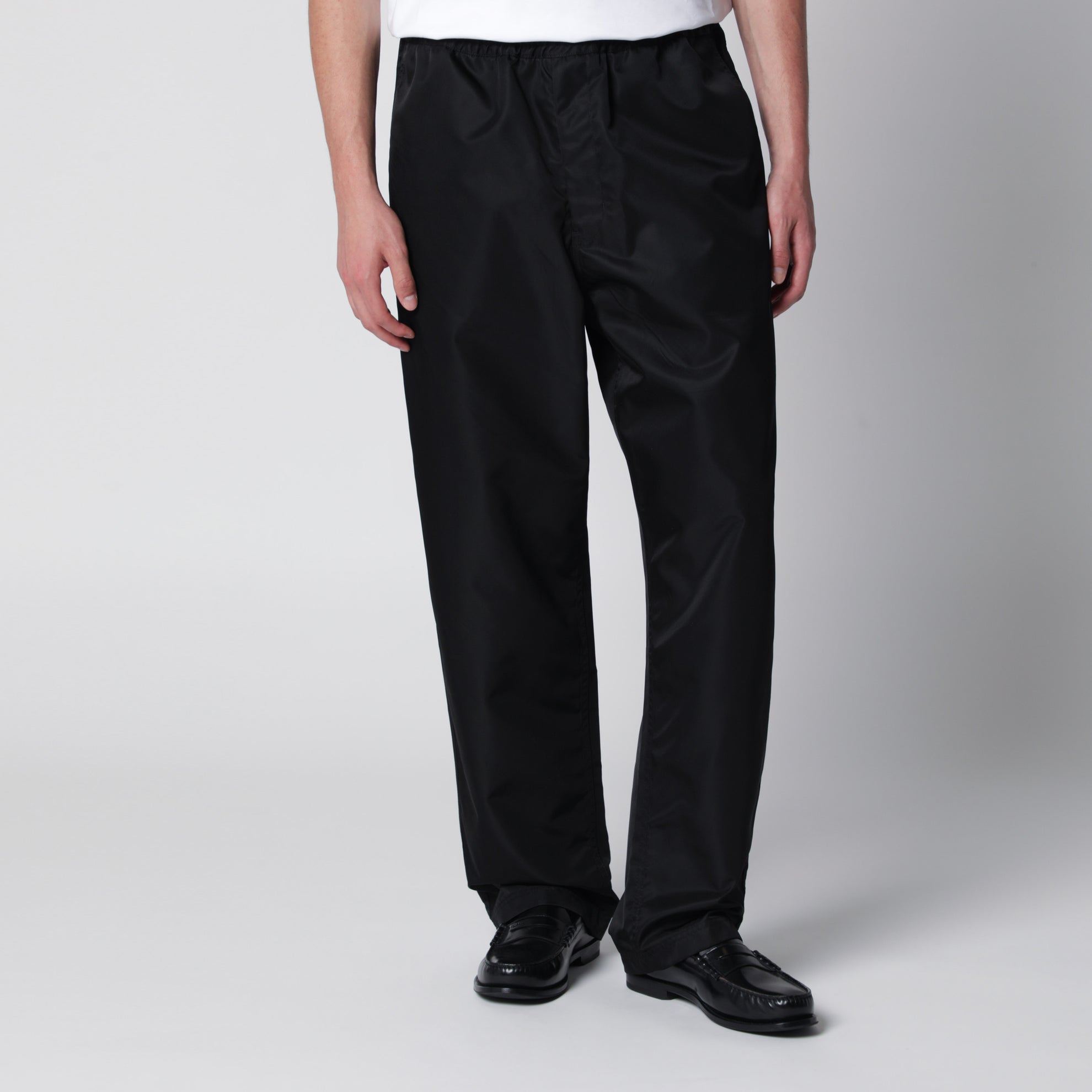 Pantaloni in Re-Nylon neri
