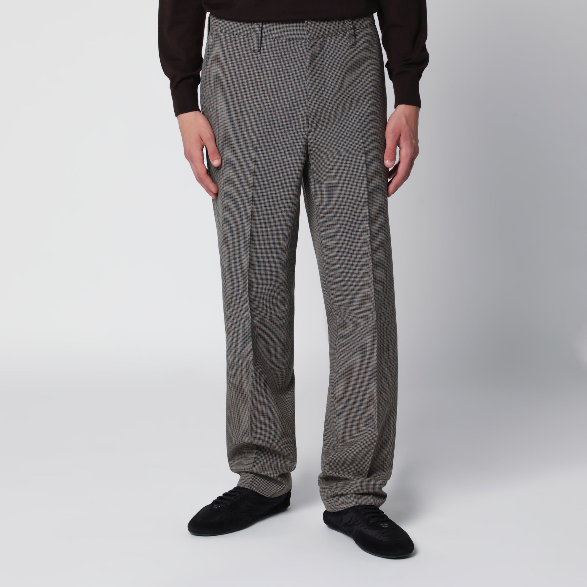 Pantalon en laine vert forêt