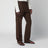 Ebony-colored wool trousers