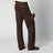 Ebony-colored wool trousers