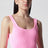 Maillot de bain une pièce Square rose bubble