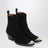 Black suede Wax ankle boot