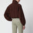 Blouson bomber Pia en daim marron Acajou