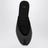 Date low sabot in black leather