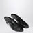 Sandalo slide Knotty nero in pelle