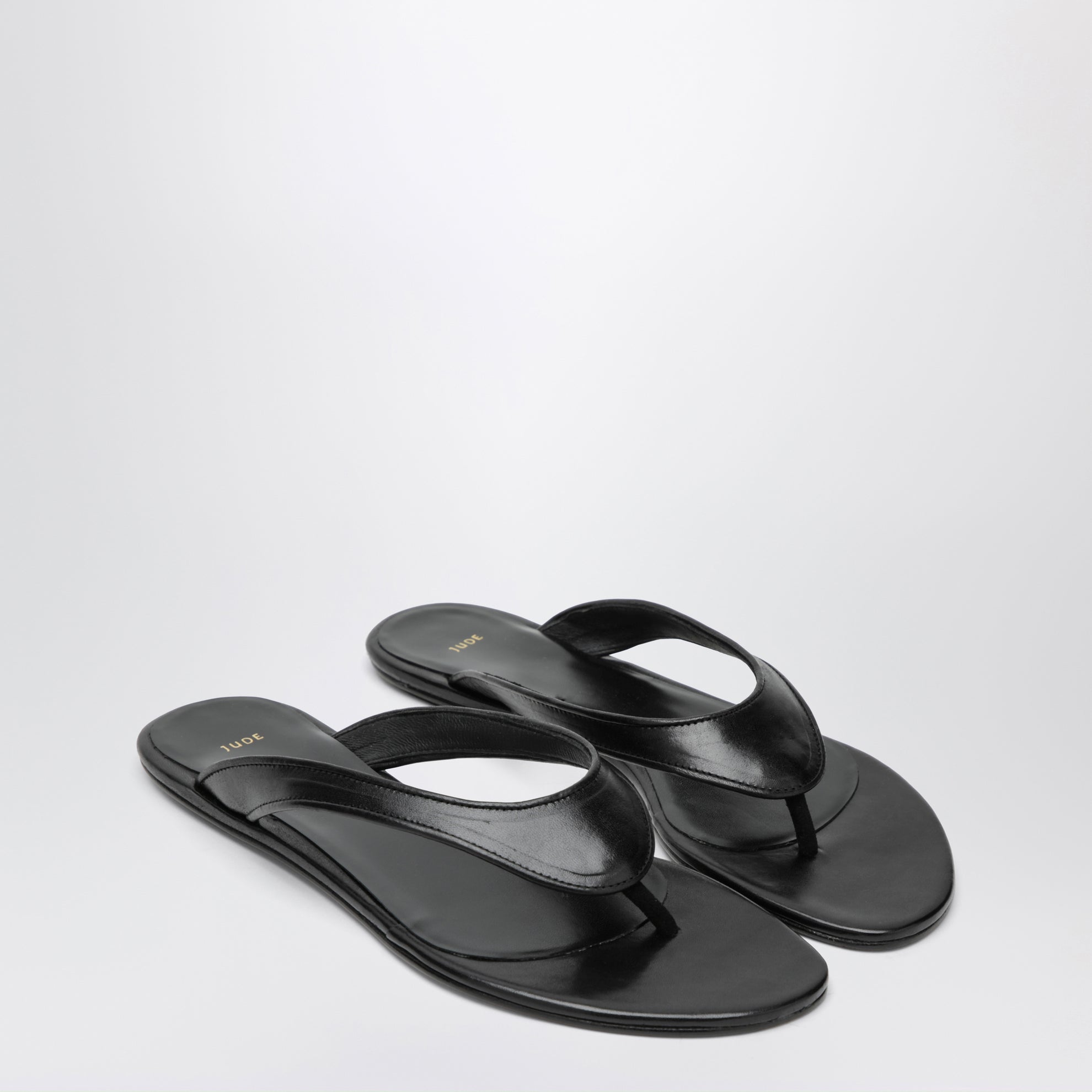 Sandalo Rue in pelle nera
