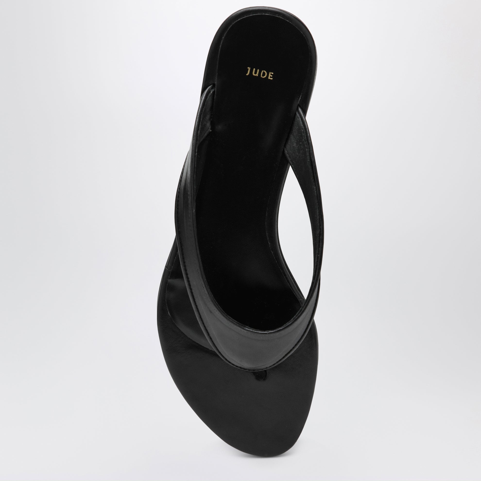 Sandalo Rue in pelle nera