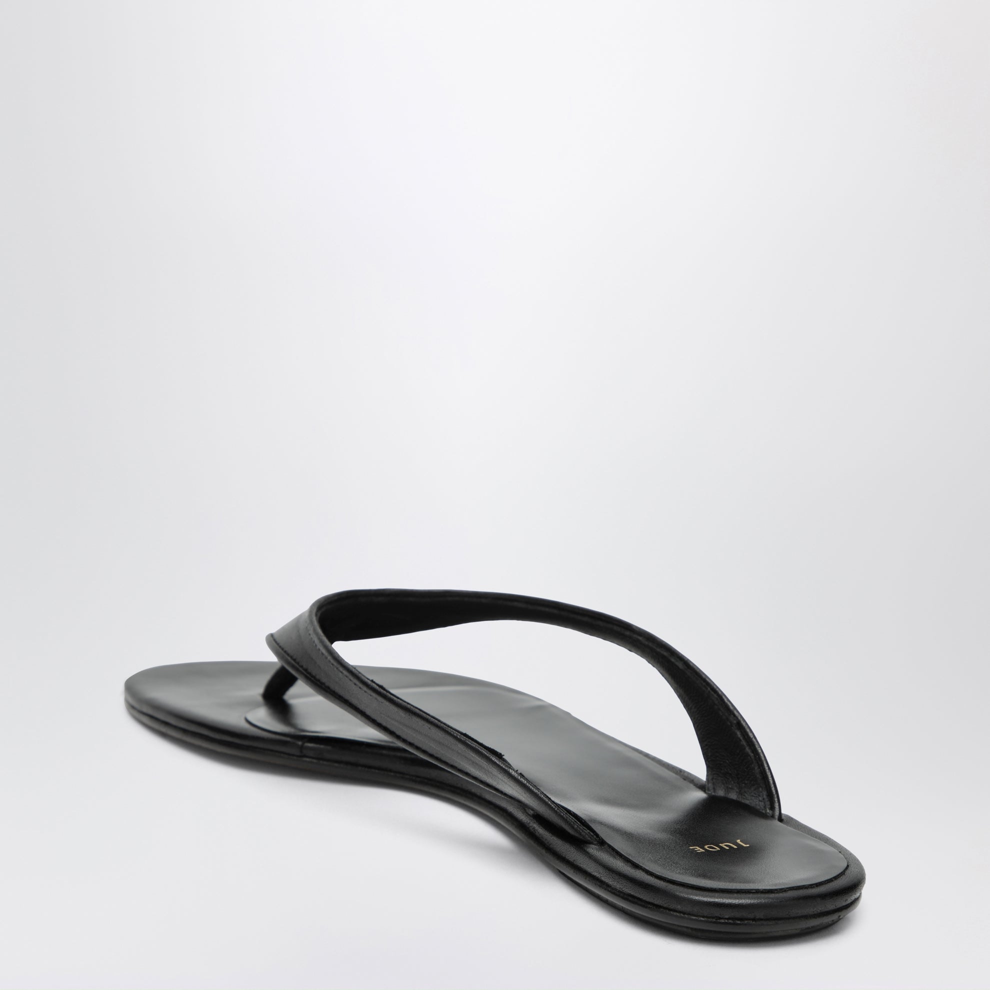 Sandalo Rue in pelle nera