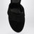 Black nubuck leather thong sandals