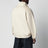 Beige Half-Zip Sweatshirt with Grosgrain Logo