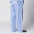 Light blue pajama trousers with white stripes
