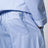 Light blue pajama trousers with white stripes