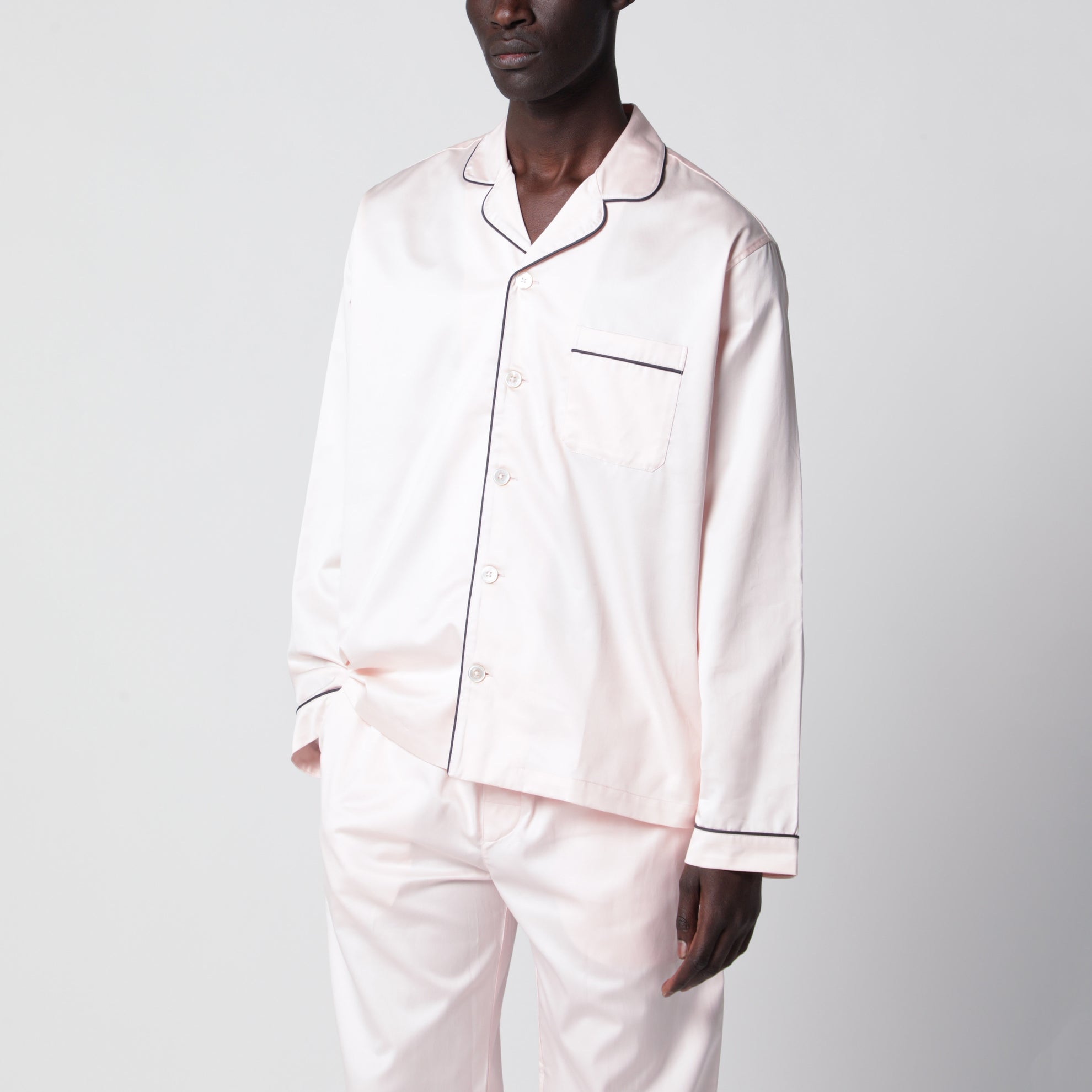 Chemise de pyjama rose clair