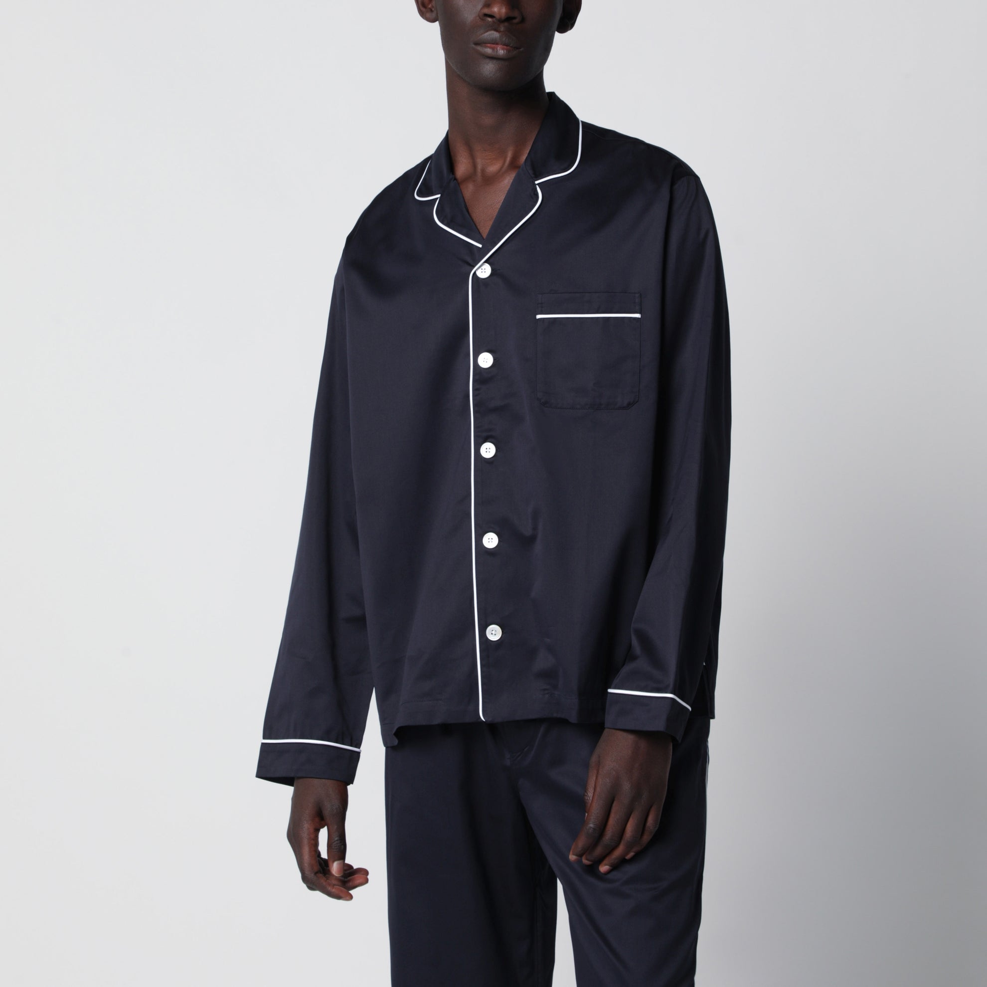 Camicia pigiama blu