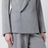 Suna tailored jacket with an asymmetric opening and lapel