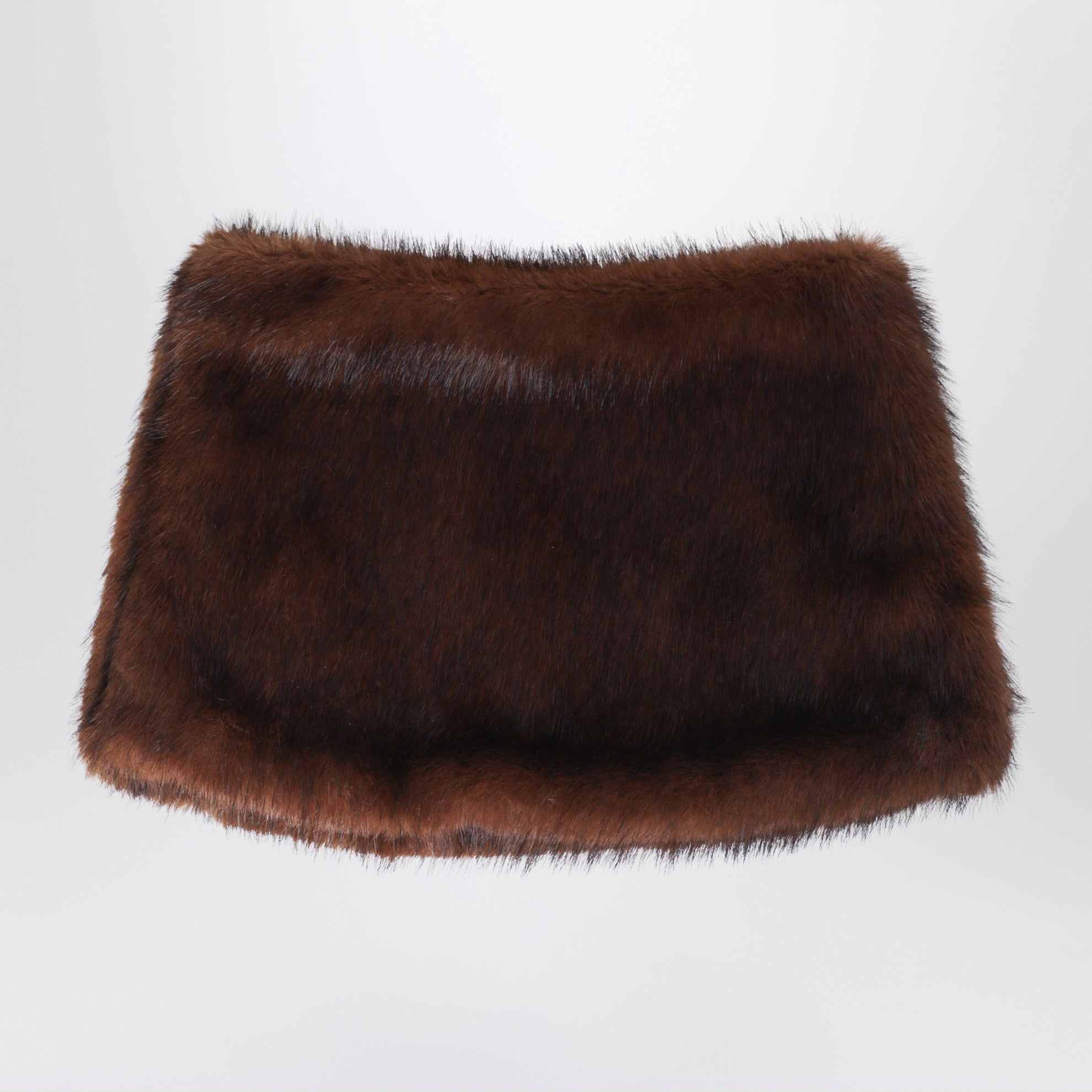 Brown Edmea faux-fur neck warmer
