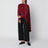 Blusa drappeggiata Koa color burgundy in raso 