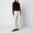 Cardigan Meti marrone con inserto in eco pelliccia