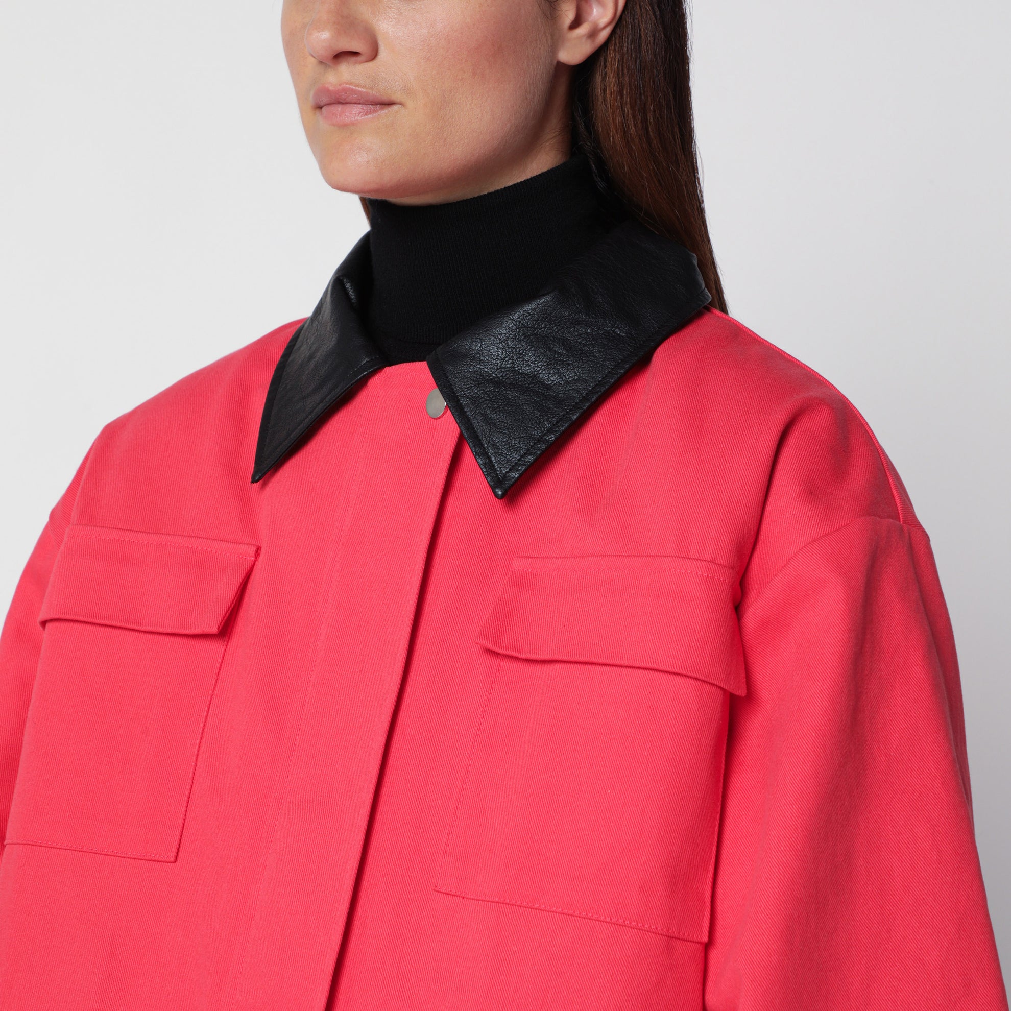 Veste utility Baia rouge en coton