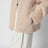 Manuela beige Jacke aus Shearling in Teddy-Optik