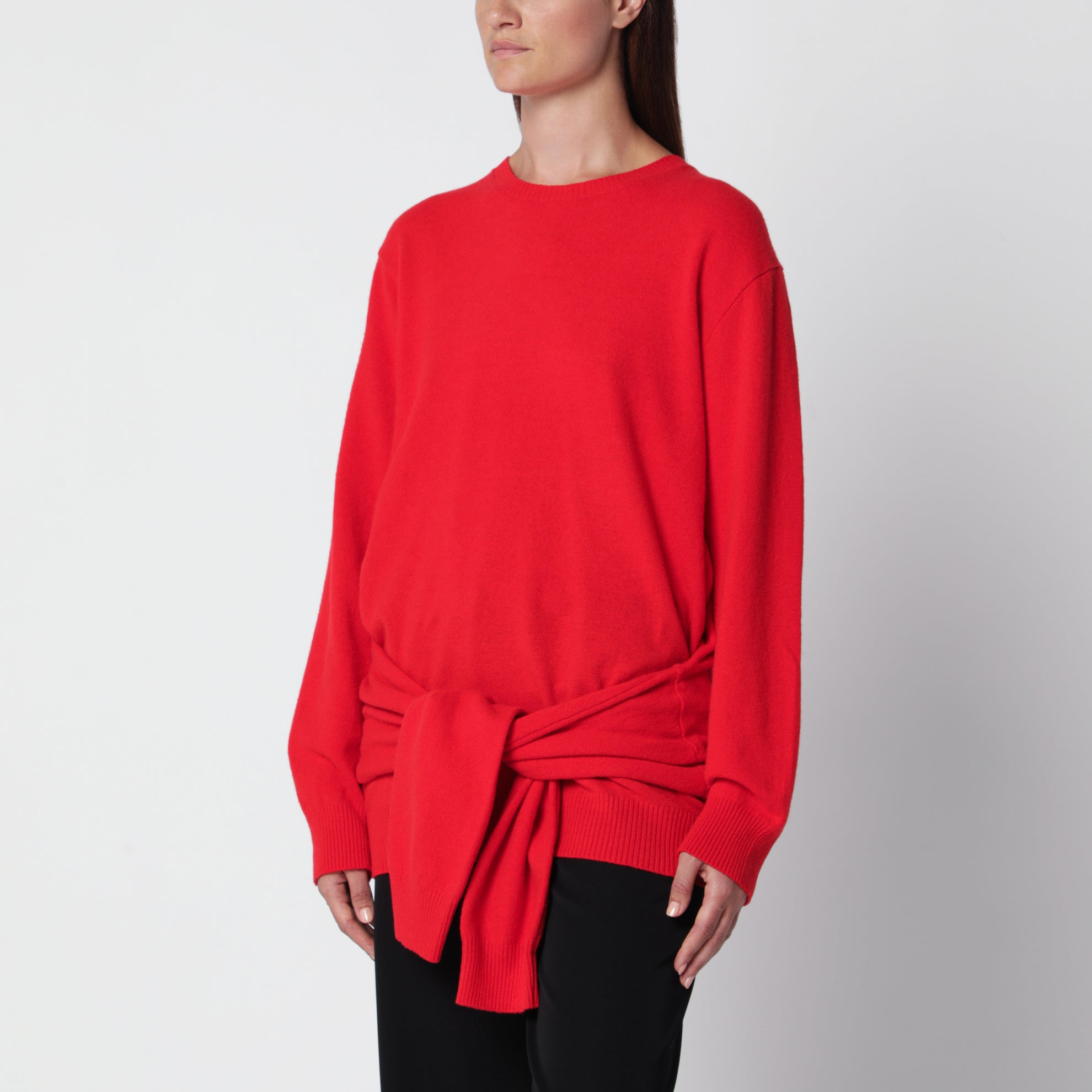 Tio roter Pullover aus Wollmischung