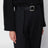 Matteo black trousers with belt
