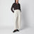Pantalon large Leiko ivoire
