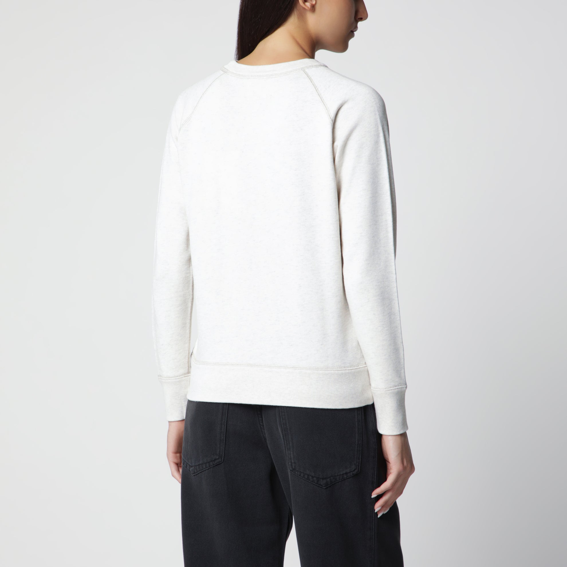Sweat Millyny en coton écru à logo