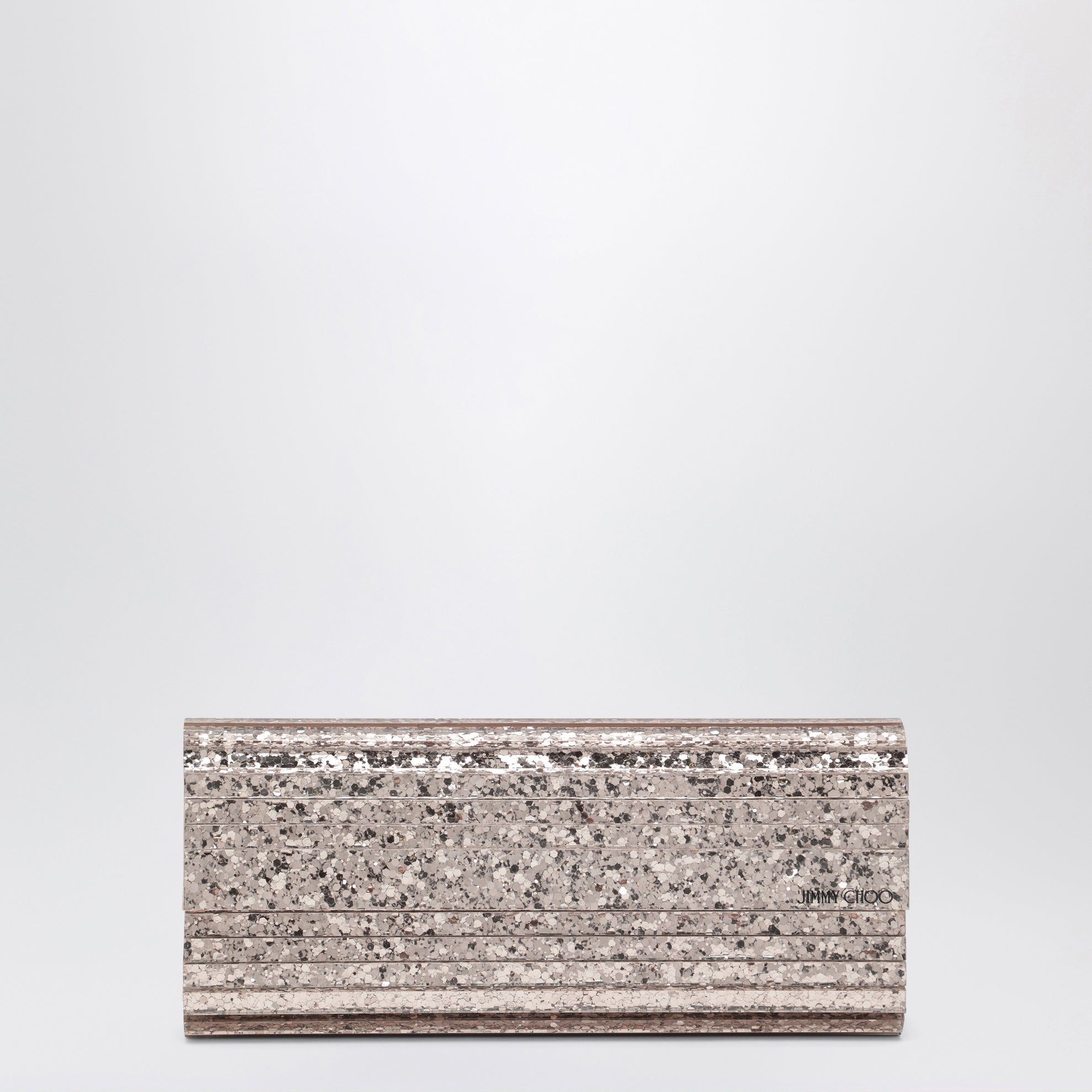 Pink Sweetie Glitter Fabric Clutch