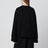 Black Talia cotton-blend sweatshirt