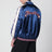 Stadium Jacket in polyester satin, navy