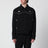 Piping cowboy jacket in stretch polyester black