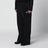 Polyester Piping Cowboy Pants in Black