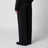 Polyester Piping Cowboy Pants in Black