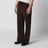 Polyester Piping Cowboy Pants in Brown
