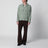 Dobby Grid sporty jacket in rayon blend, mint