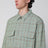 Dobby Grid sporty jacket in rayon blend, mint