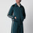 Jacquard polyester track jacket with zip in green
