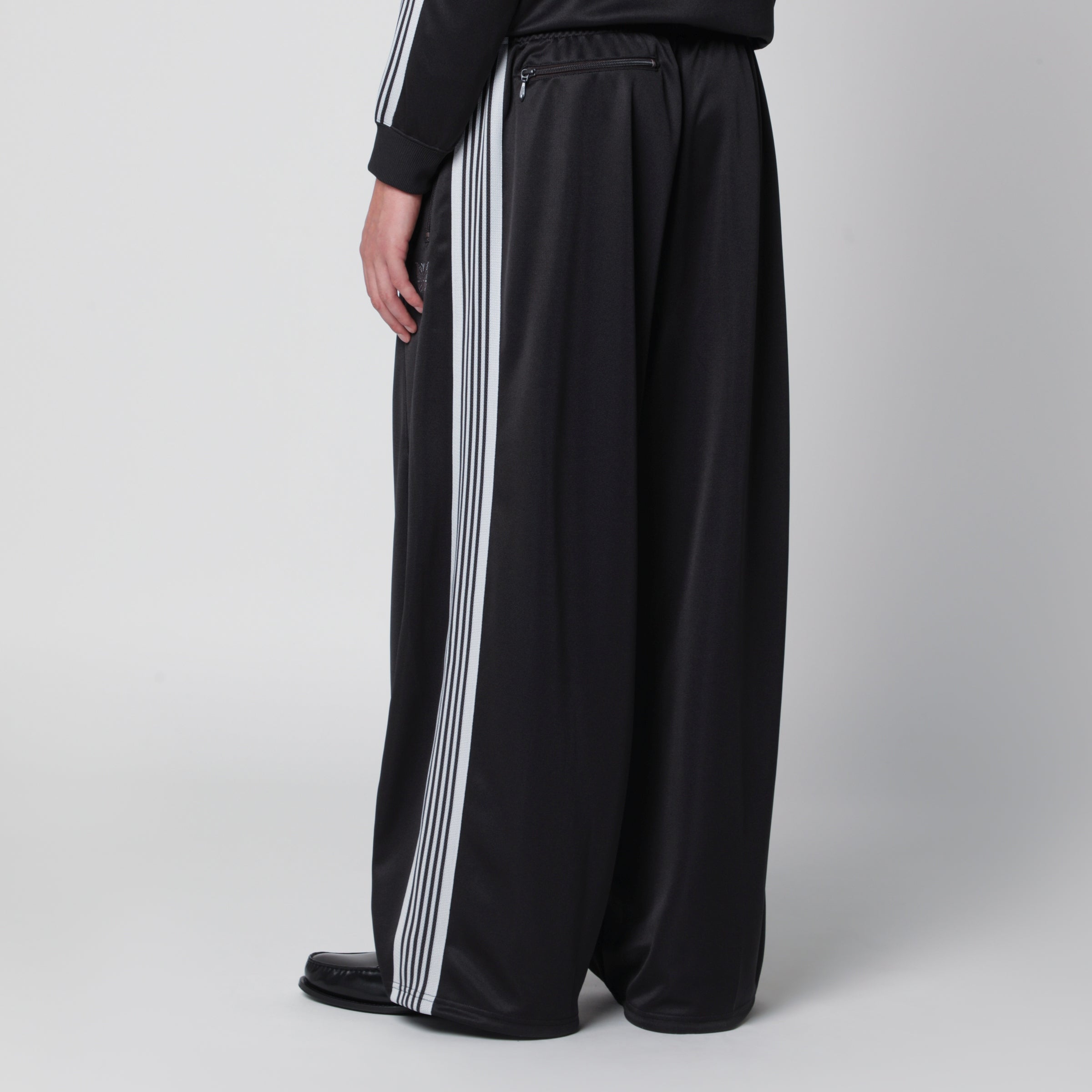 Needles H.D. Track trousers in carbon jacquard | TheDoubleF