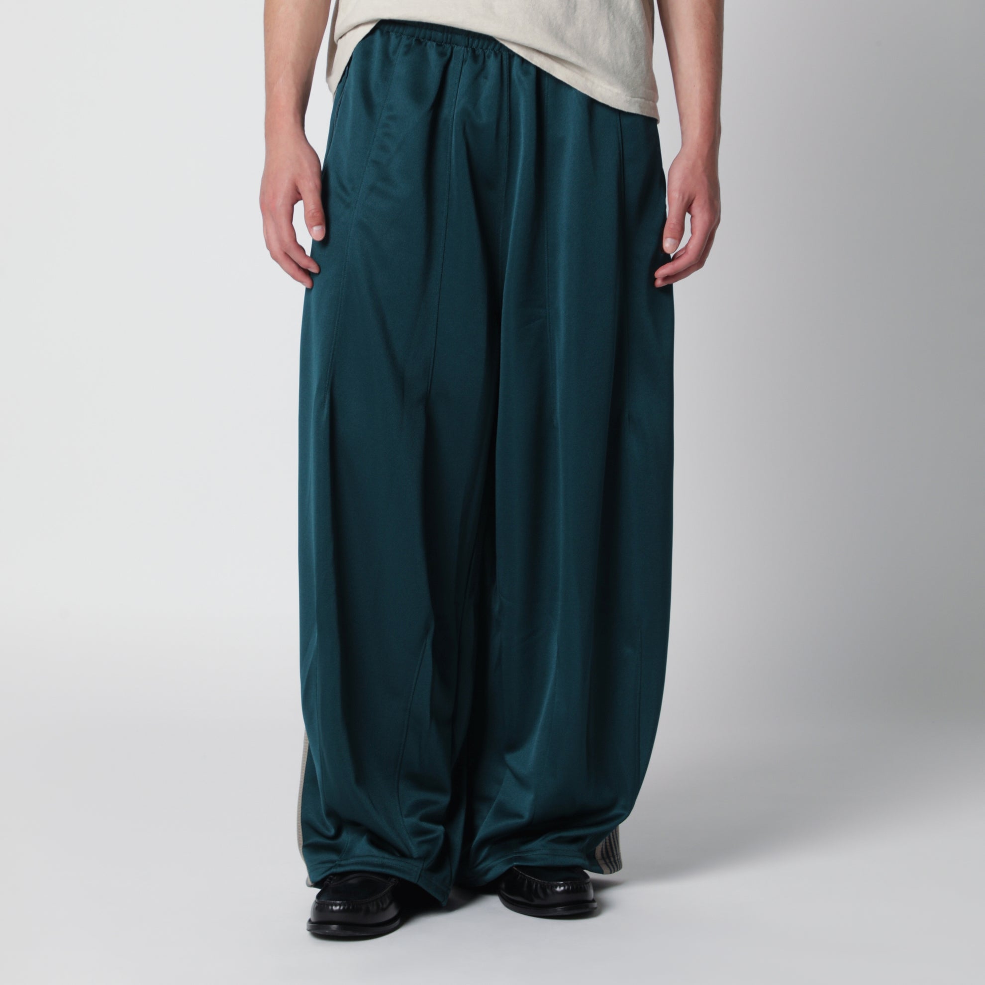 Pantaloni H.D. Track Pant in jacquard verde