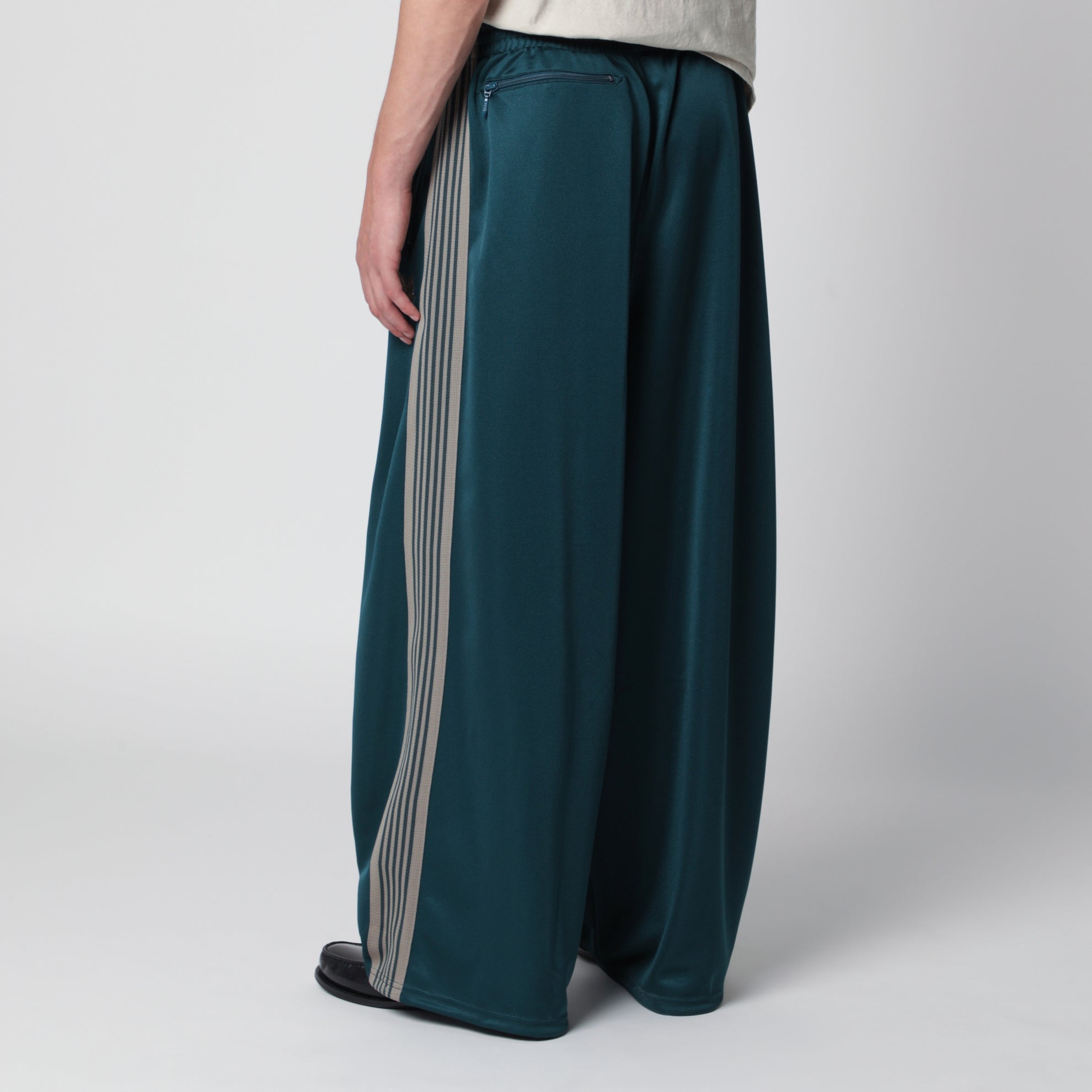 Pantaloni H.D. Track Pant in jacquard verde