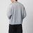 Sweat zippé « Deconstructed » en coton gris